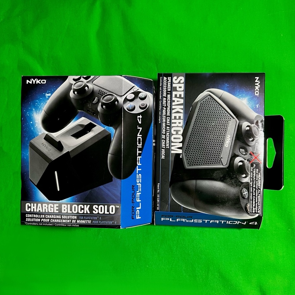 NYKO (PS4) Charge Block + Speakercom (Bundle)